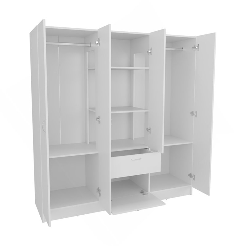 Armoire Maya, chambre, blanc