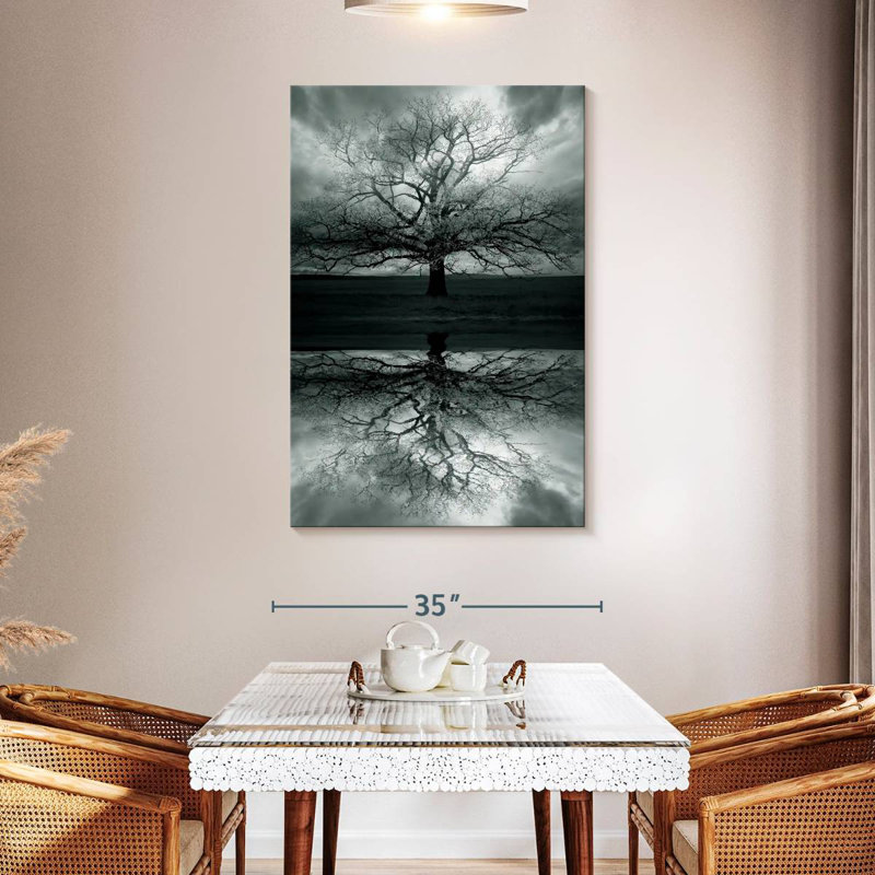 Hitzel Haunted Tree Reflection, 48" H x 32" W