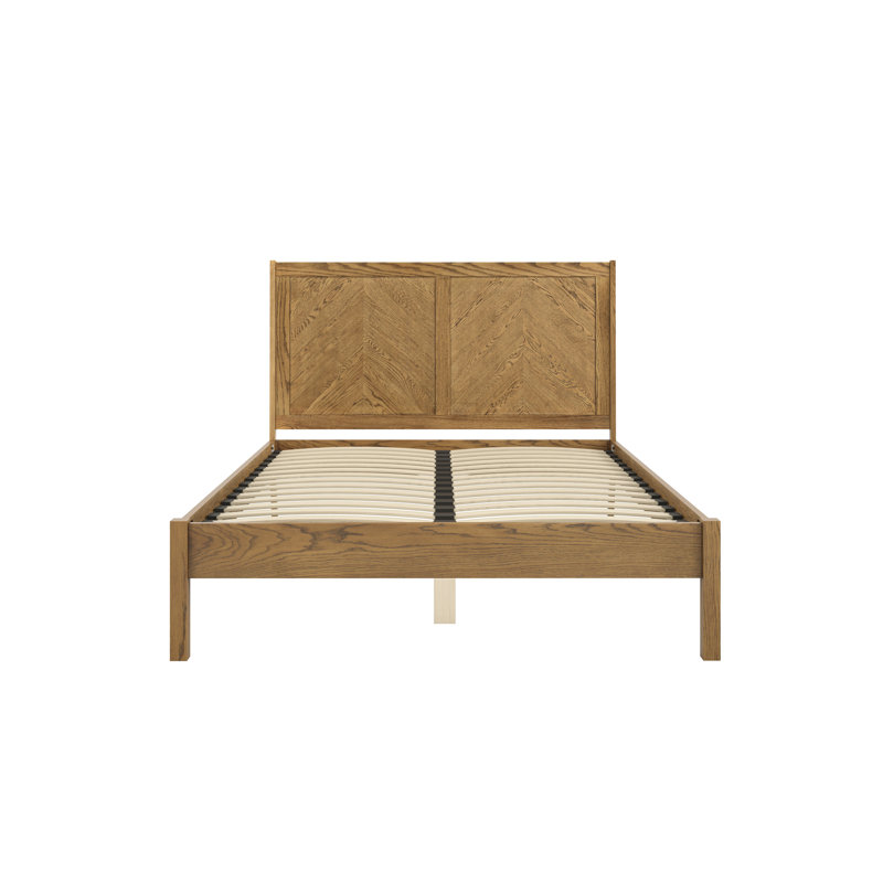Kidron Chevron Smoked Double Bed, Kingsize (5')
