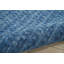 Tapis bleu en laine tissé à la main Gambrills-87055280