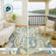Tapis mid-century moderne lavable à la machine intérieur / extérieur Chantille ACN2488-1315950304-1315950325