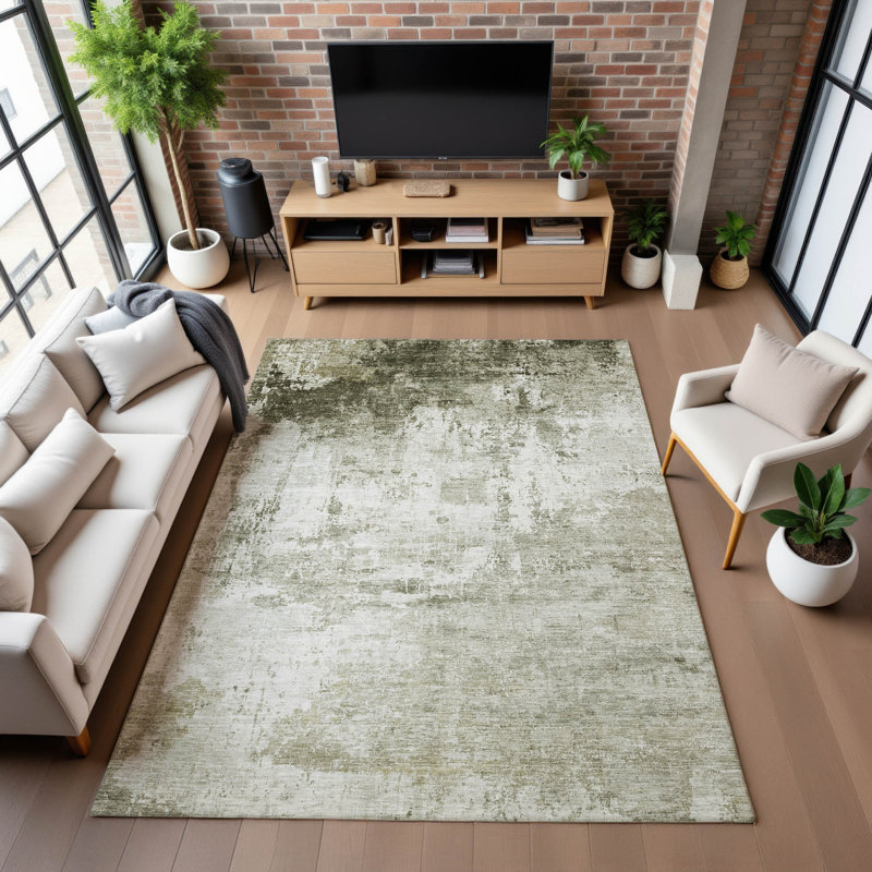 Premium Machine Washable Verlin AMF1766 Modern Rug, Rectangle 5' x 7'6"