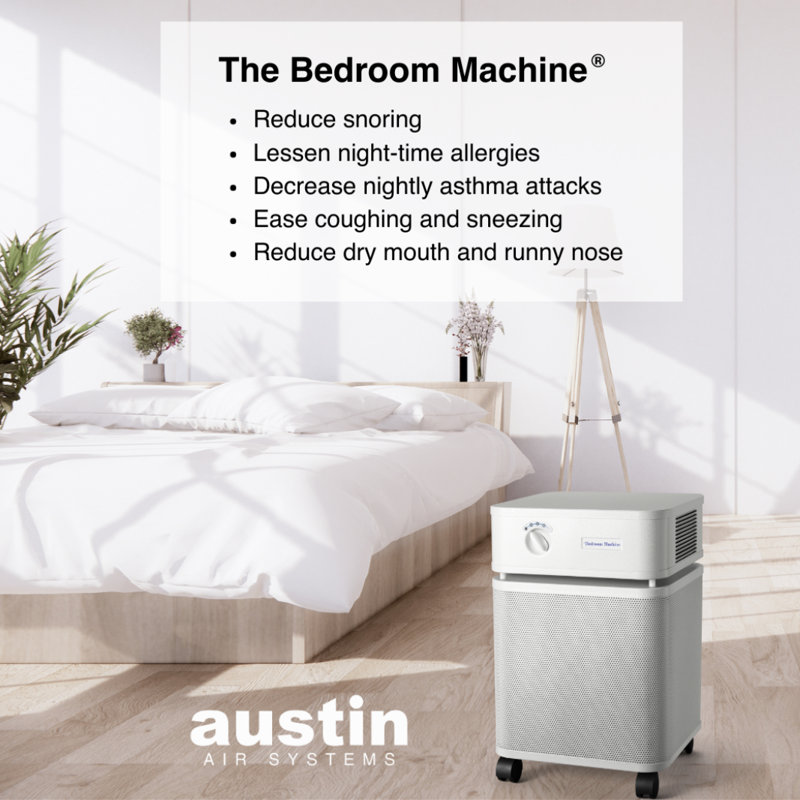 Austin Air Bedroom Machine Air Purifier, White