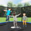 Trampoline récréatif pour enfants 14 pi avec enceinte de sécurité - utilisation intérieure et extérieure - noir-113374225