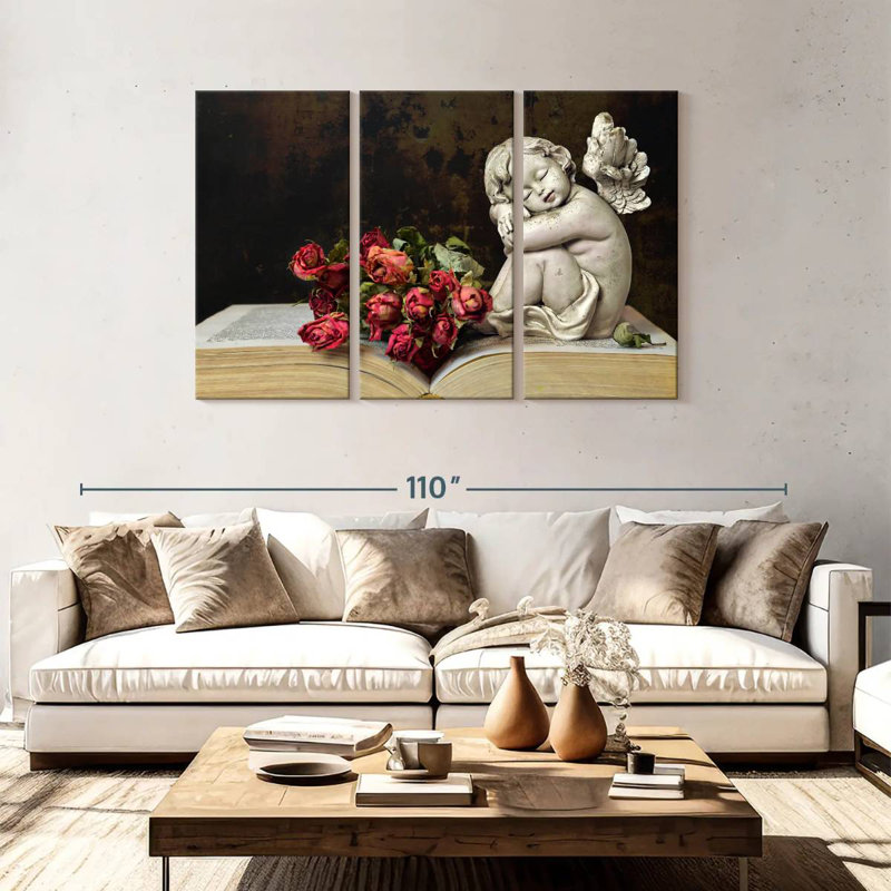 Leisha Cherub, 48" H x 74" W