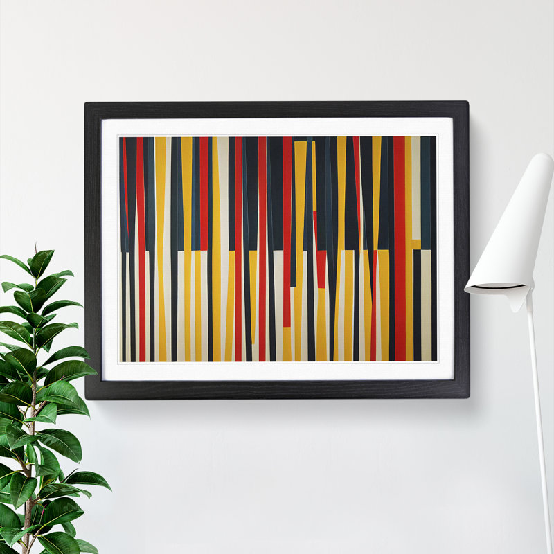 Evolving Abstract - Framed Print, Black, 34cm H x 46cm W x 2cm D