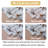 Four Seasonal Floral Curtains Printed Pattern Room Darkening Curtains for Bedroom Grommet Window Treatment Curtains, 2 Panels-115166708-115166709