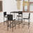 4 - Person Patio Dining Set with Square Table , Cushions Included-374223584