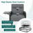 Whole Metal Frame Upholstered Accent Chair With Side Tray Table-589395965