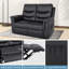 Causeuse inclinable en similicuir de 55 po Ariadny