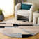 Bertile Hand Tufted Wool Ikat Rug