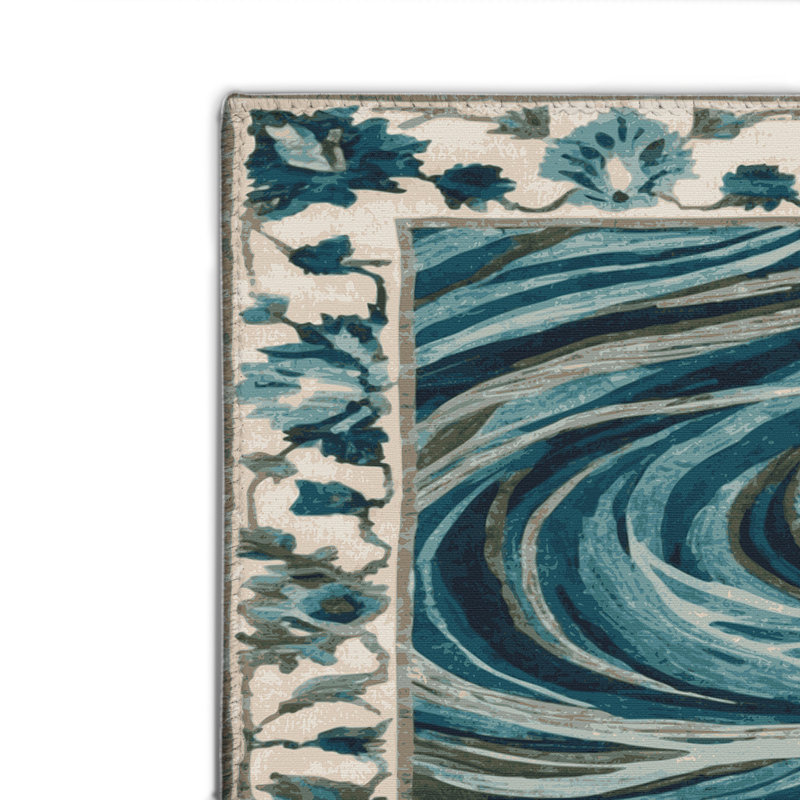 Nature Gray Indoor and Outdoor Area Rug, Rectangle 2' x 3'