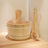 2-3 Person Wooden Steam Sauna Room, Red Cedar Luxurious Indoor Sona House with 6 KW Harvia Heater, Wi-Fi Controller, Bluetooth Speaker, Wooden Bucket, Scoop, Reading Light, 220V