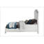Grand lit en tissu et finition platine-1039734407