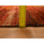 Tapis oriental noué à la main 9 pi 10 po x 14 pi 1 po en soie sari pure de conception moderne, doux au toucher