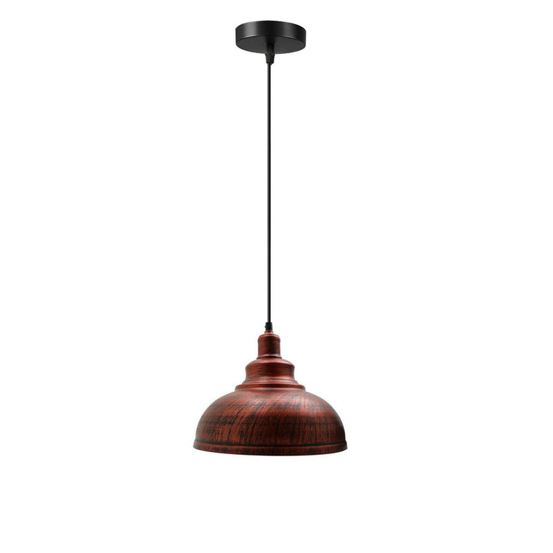 Kucharski 1 - Light Pendant, Black, Rustic Red
