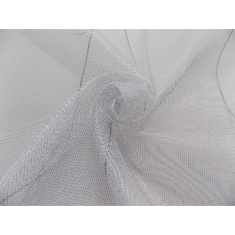 Merlee Semi Sheer Single Curtain Panel, 175cm H x 450cm W, Silver/Grey