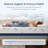 EGOHOME 6" Firm Gel Cooling Breathable Memory Foam Mattress in a Box with CertiPUR-US-1503158148-1503158151