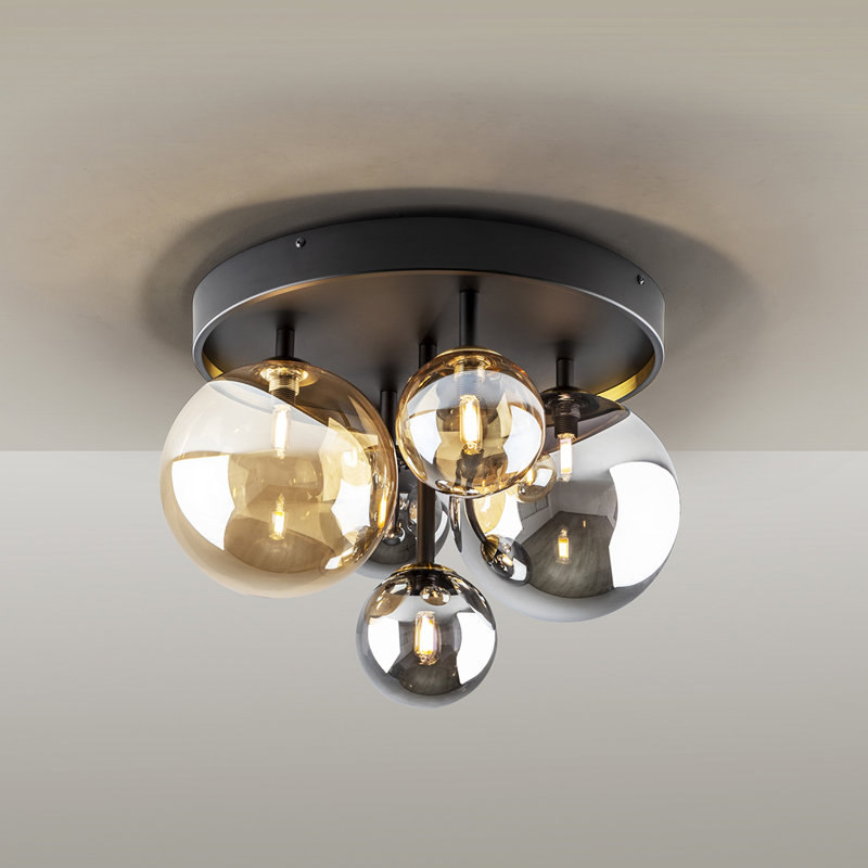 Catalie Glass Semi Flush Mount