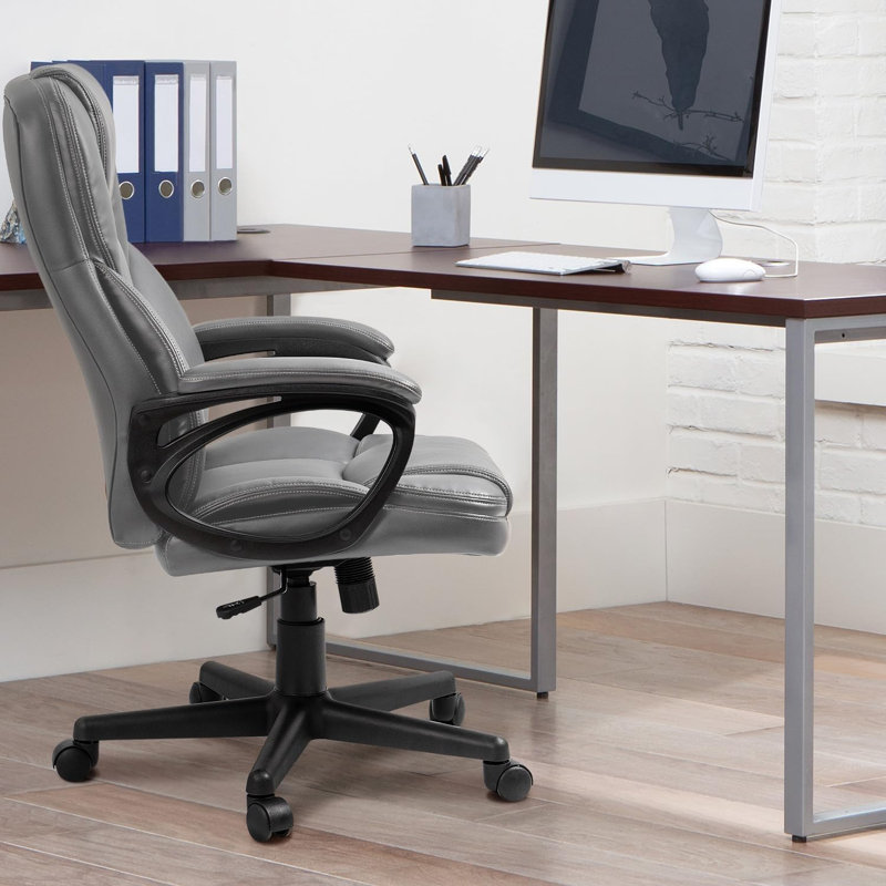 Jairden Executive Chair with Headrest, Black
