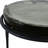 Everly Quinn 2-Pieces Adonia Gunmetal Recycled Glass Accent Table-106720822