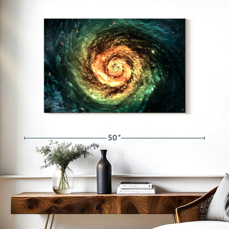 Oberle Spiral Galaxy, 26" H x 39" W