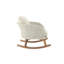 Chaise berçante moderne en osier avec coussins Modern-1421172684-1421172675