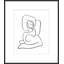 Linear Figures 6 Framed Print-1041522163