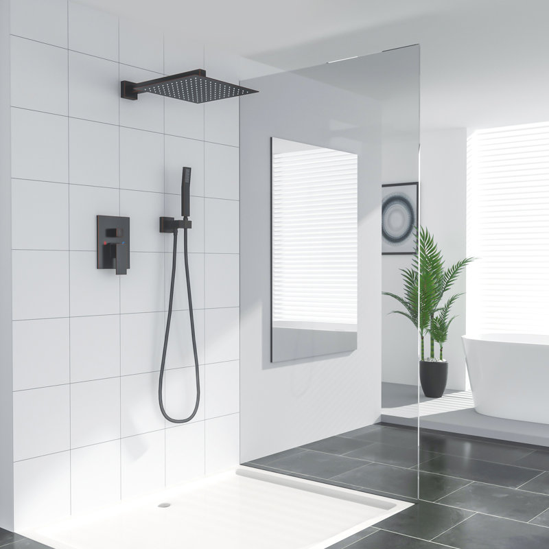 Complete Shower System with Rough in-Valve, Oil Rubbed Bronze