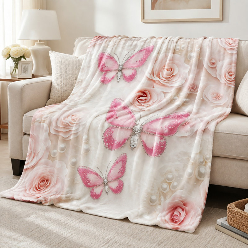 Jeté en flanelle Cozy Cozy, L 40 po x l 30 po