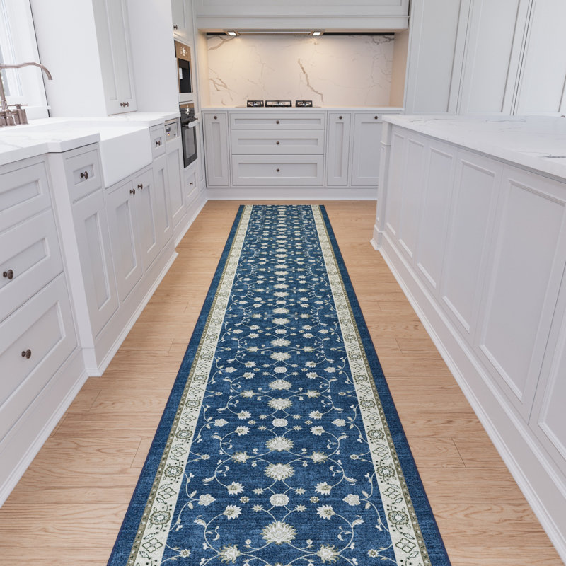 Tapis d'intérieur antidérapant Kaira, Tapis de couloir 1 pi 10,5 po x 11 pi