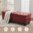 51" W Linen Upholstered Flip Top Storage Bench-503822501