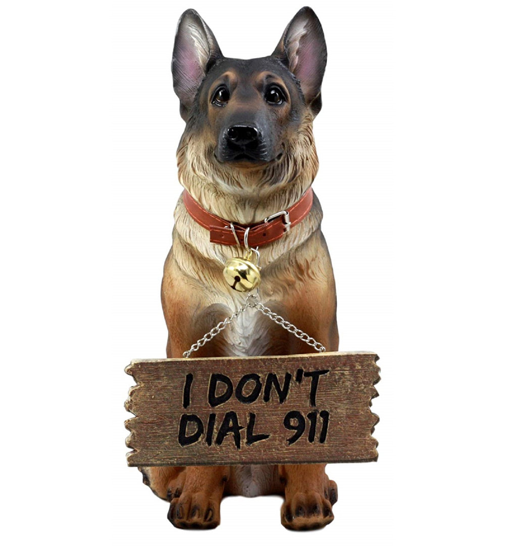 Mccown Dog Plastic Garden Statue Darby Home Co