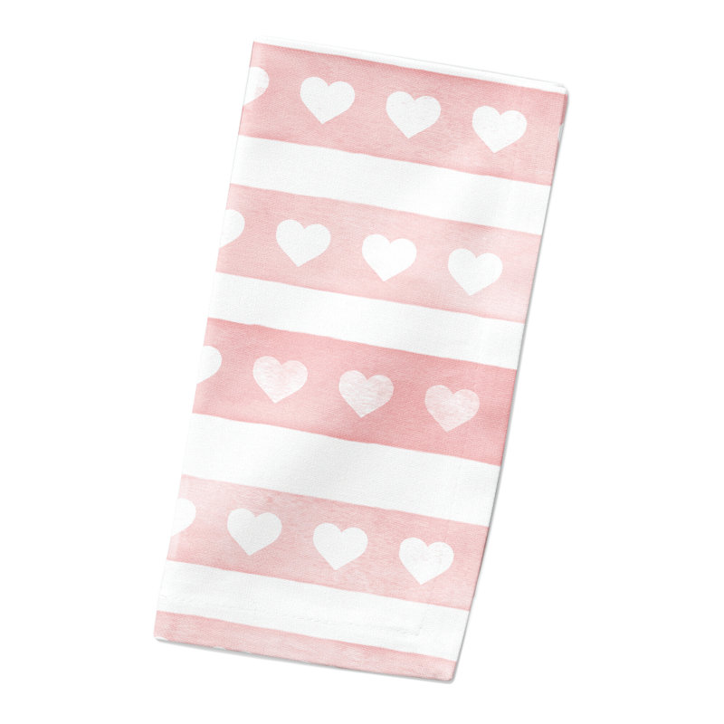 Aniyiah Cotton Twill Striped Square Napkin