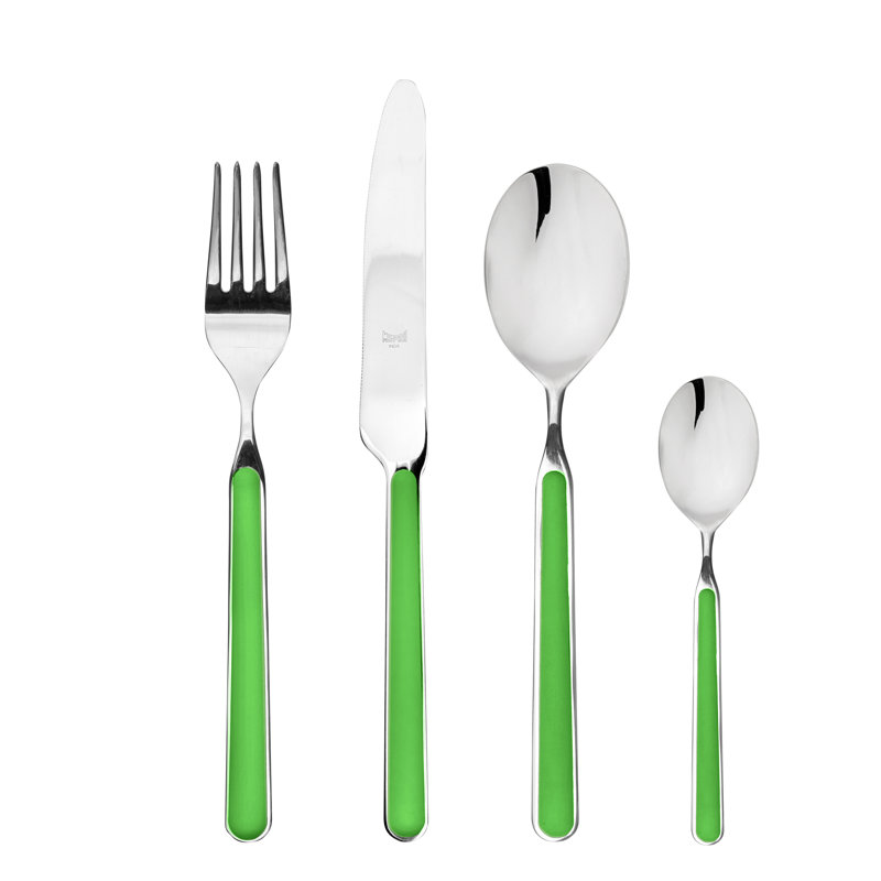 Fantasia Flatware Set - 24 Pieces - Vicuna, Light Blue