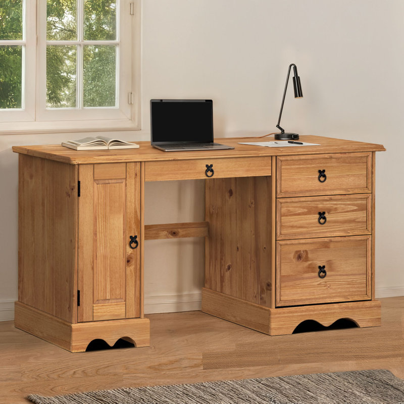 Bridewell Solid Wood Solid Wood Computer Desk