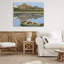 «Alpine Lake Canoe View», art mural par Michael Willett-405384338