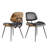 20.5"W Modern Upholstered Faux Leather Dinning Chair With Curved Wooden Backrest-1554952506