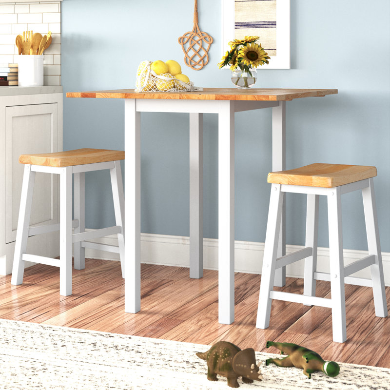 2 - Person Solid Wood Solid Wood Top Four Leg Dining Set