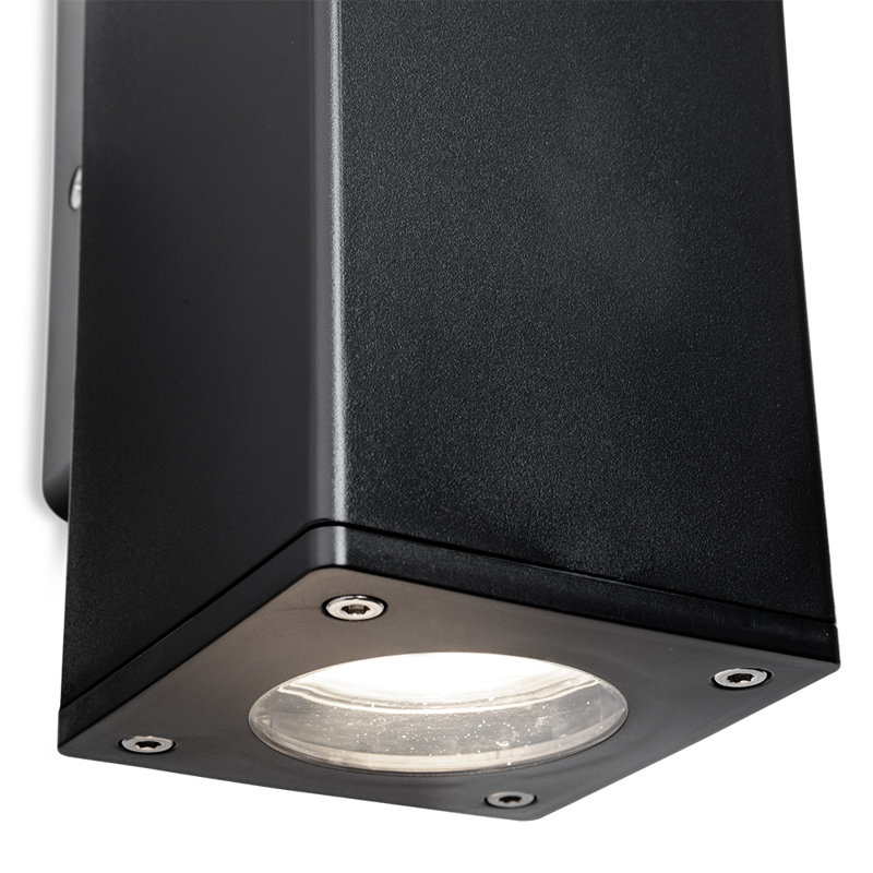 Black 14.8cm H Outdoor Armed Sconce