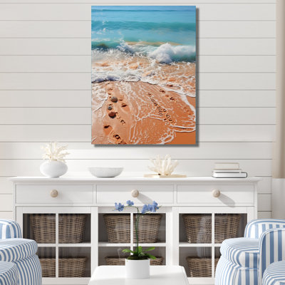 " Beach Footprints In The "