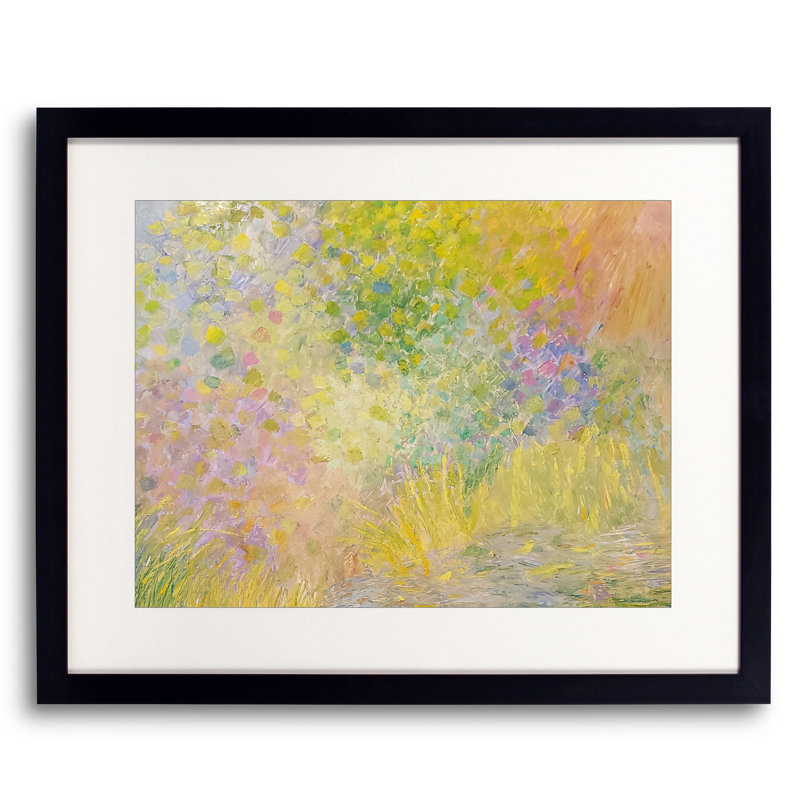 Spring Fling 2 Print by Marsha Heller, Black Framed Paper, 24" H x 30" W
