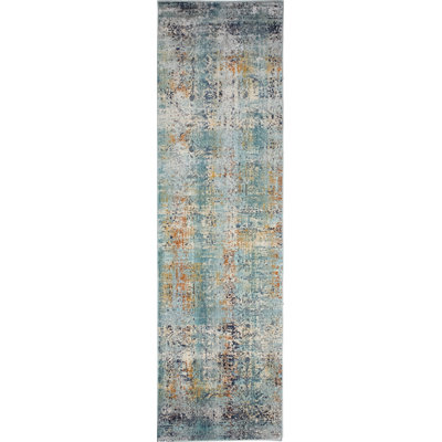 Tapis bleu sarcelle Ziebarth