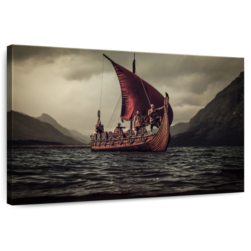Mehar Viking Boat, 20" H x 30" W