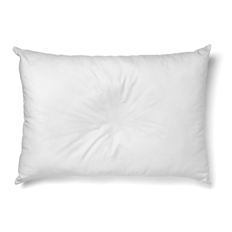Ensemble de 1 oreiller en duvet à support ferme de literie Continental, capacité de remplissage 550, certifié RDS, 75% duvet 25% plumes, housse 100% coton