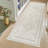 Trevi Remy Transitional Oriental Medallion Border Cream Plush Polyester Area Rug-97824182
