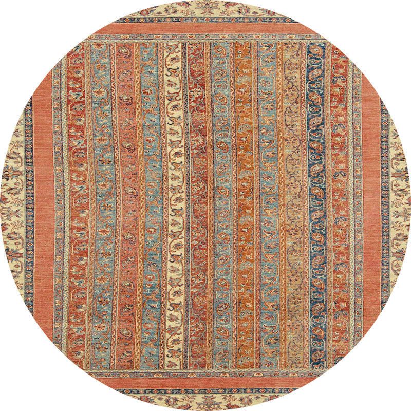Tapis abstrait moderne 2696, Rond 8 pi