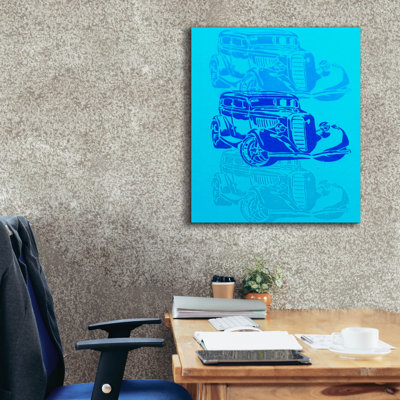 «17 Muscle Car 2» par Abstract Graffiti, art mural sur toile
