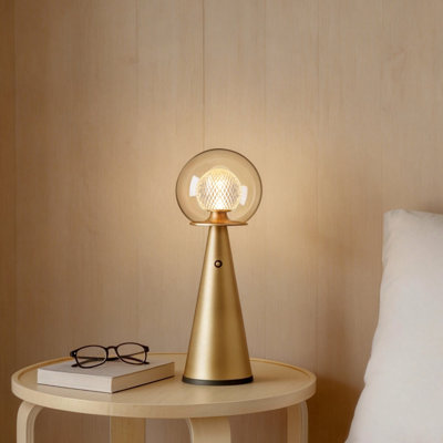 Metal USB Globe Lamp