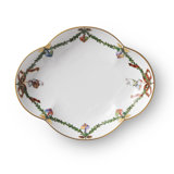 Star Fluted Christmas Small Dish 7"